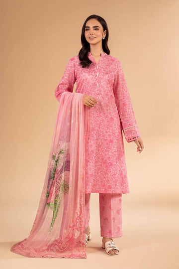Nishat Linen 3 Piece - Digital Printed Suit - 42501976 Online Shopping